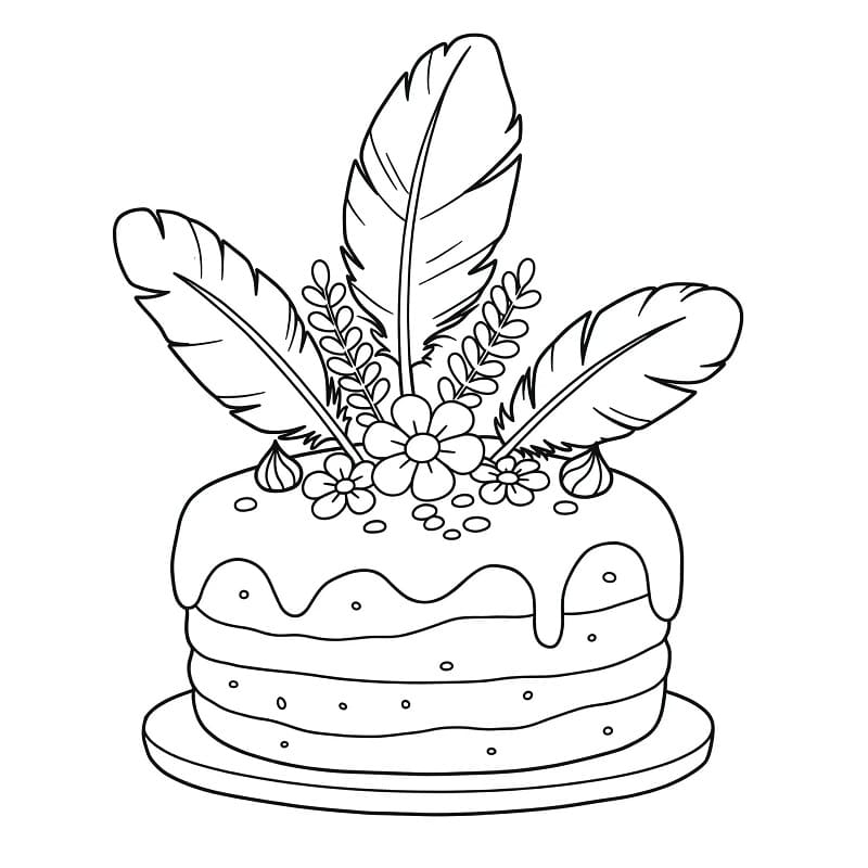 Perfekter Kuchen ausmalbilder