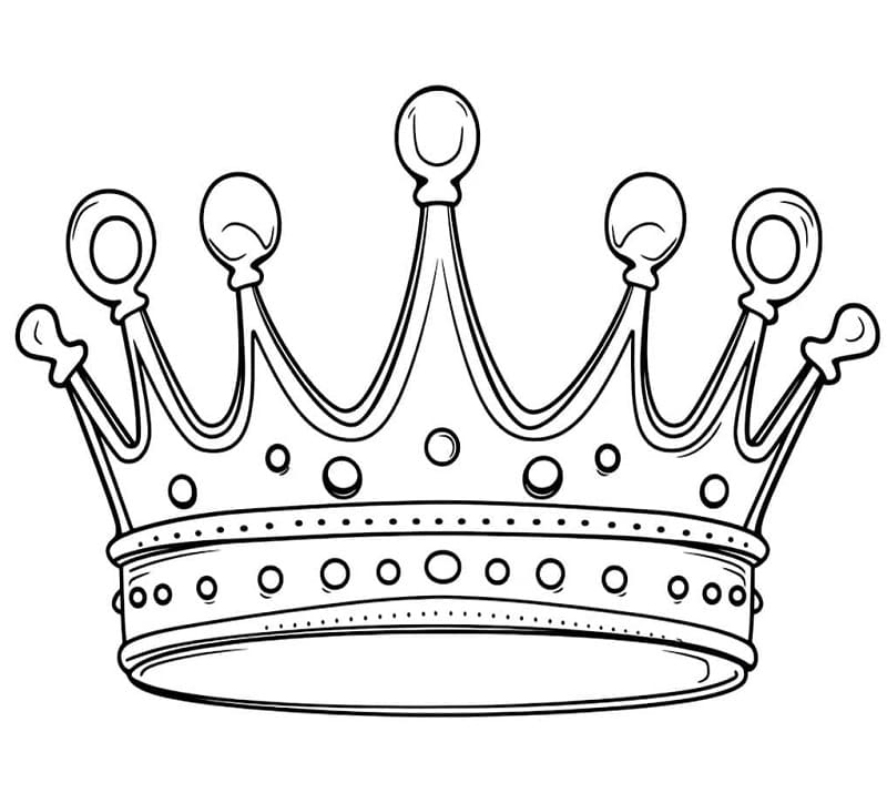 Prinzenkrone ausmalbilder