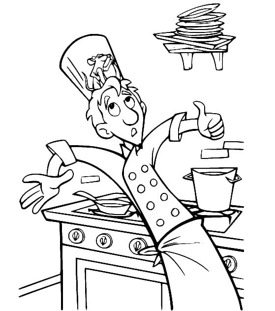 Remy zusammen mit Linguini