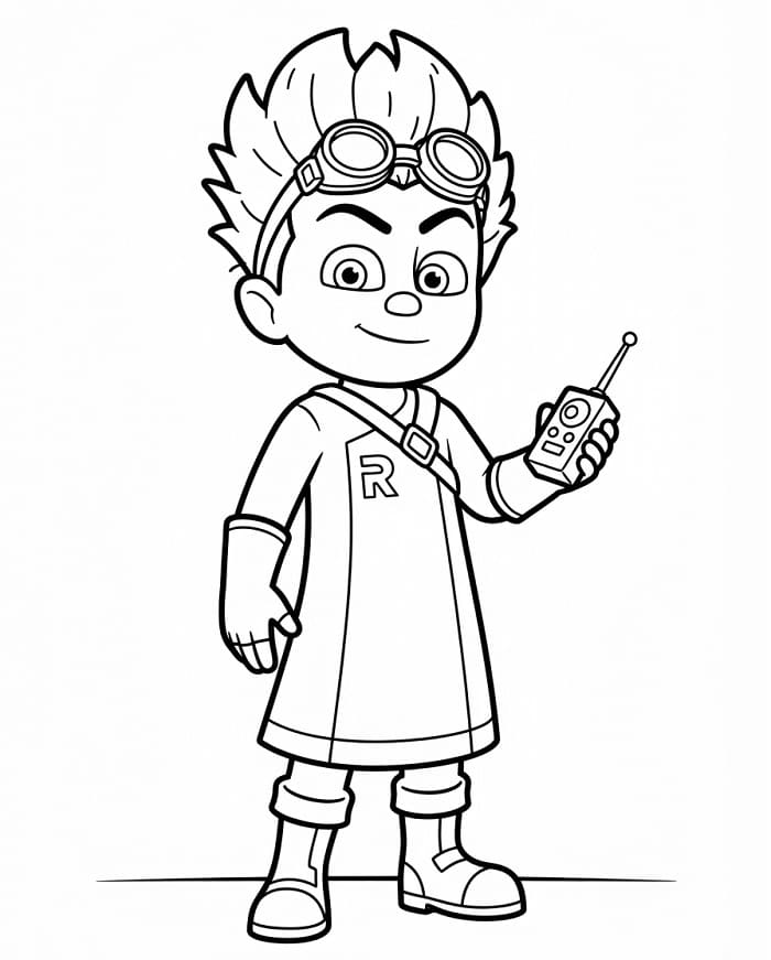 Romeo aus PJ Masks ausmalbilder