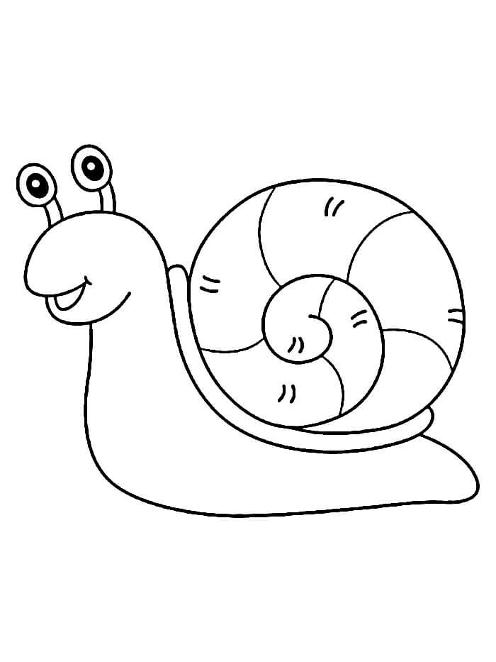 Schnecke für 1-jährige Kinder ausmalbilder