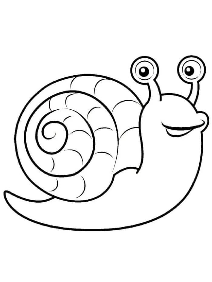 Schnecke für 5-jährige Kinder ausmalbilder