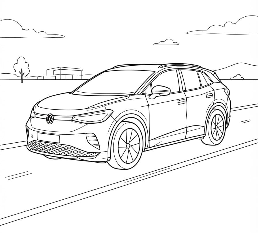 Volkswagen ausmalbilder