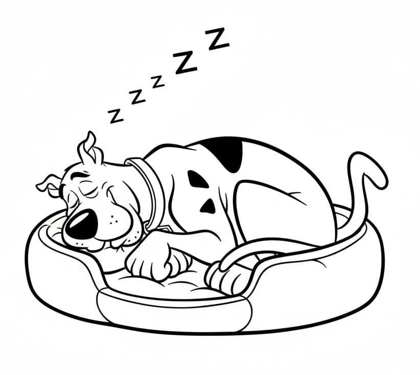 Scooby-Doo drucken ausmalbilder