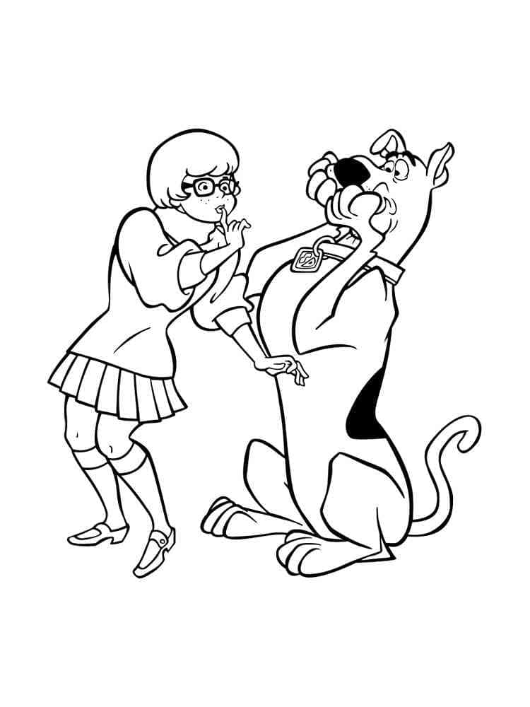 Scooby-Doo für 6-jährige Kinder ausmalbilder