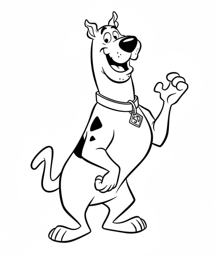 Scooby-Doo gratis ausmalbilder