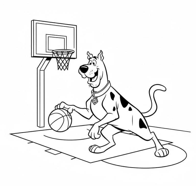 Scooby-Doo kostenlos ausmalbilder