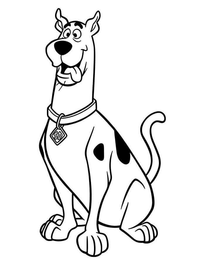 Scooby-Doo zum Ausdrucken ausmalbilder