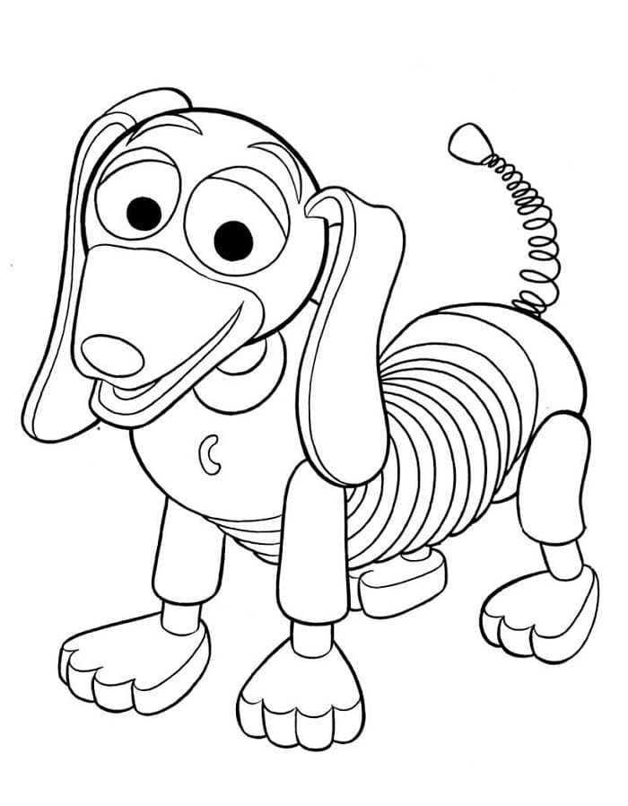 Slinky aus Toy Story 5 ausmalbilder