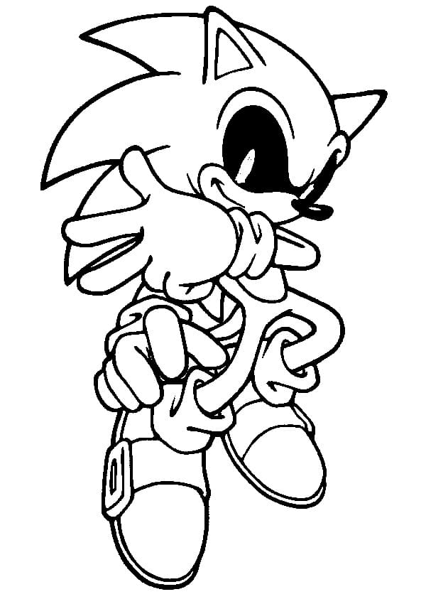 Sonic Exe für Kinder ausmalbilder
