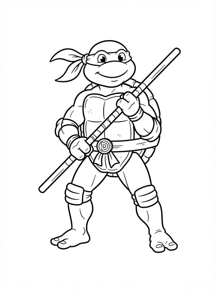 Spektakuläre Ninja Turtles ausmalbilder