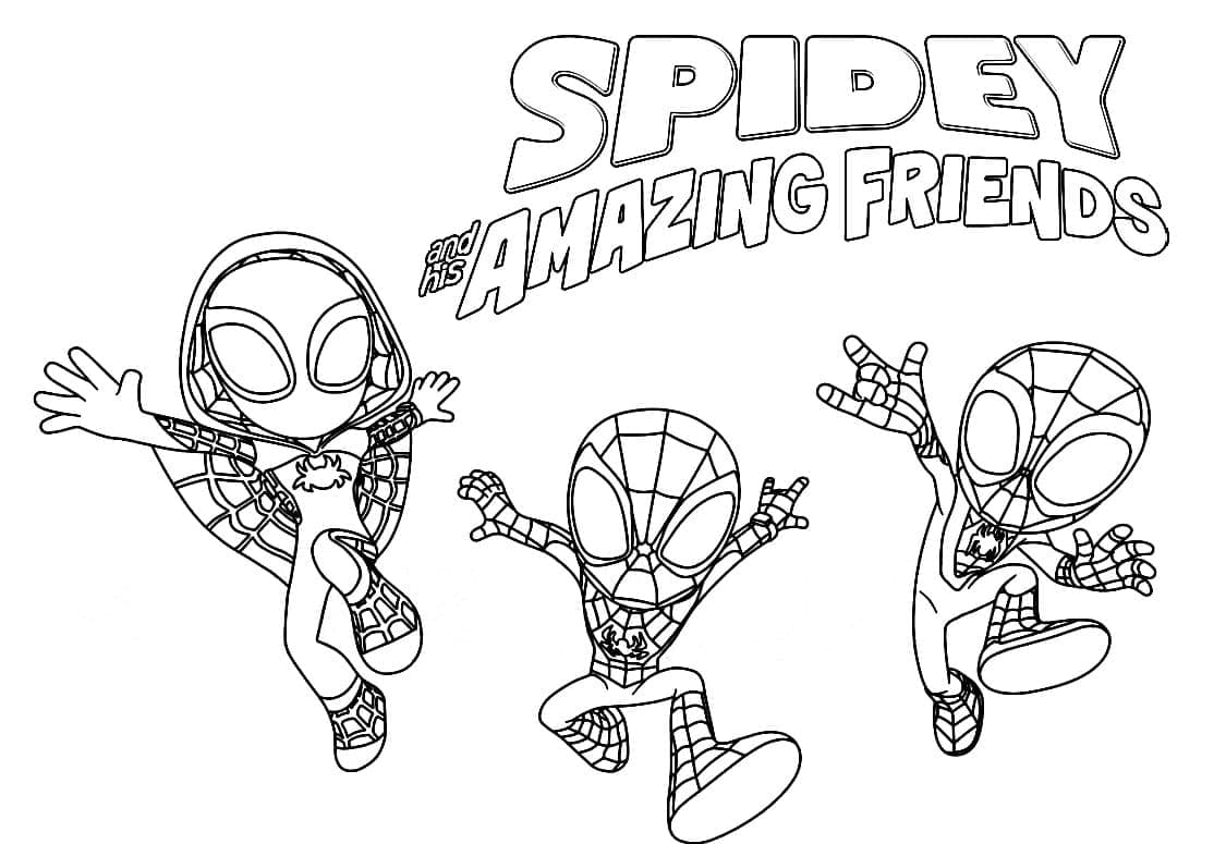 Spidey und seine Super-Freunde (16) ausmalbilder
