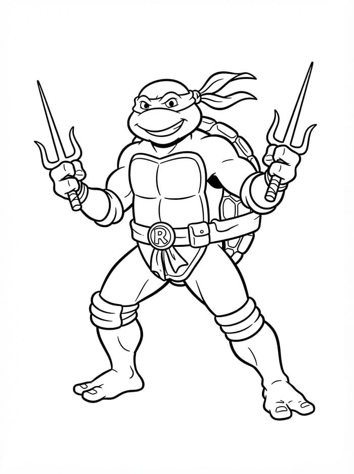 Ninja Turtles ausmalbilder