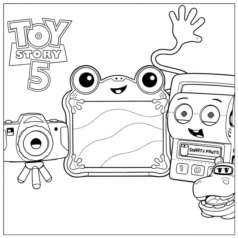 Toy Story 5 Disney Pixar ausmalbilder