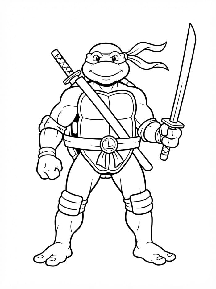 Zeichentrick-Ninja Turtles ausmalbilder