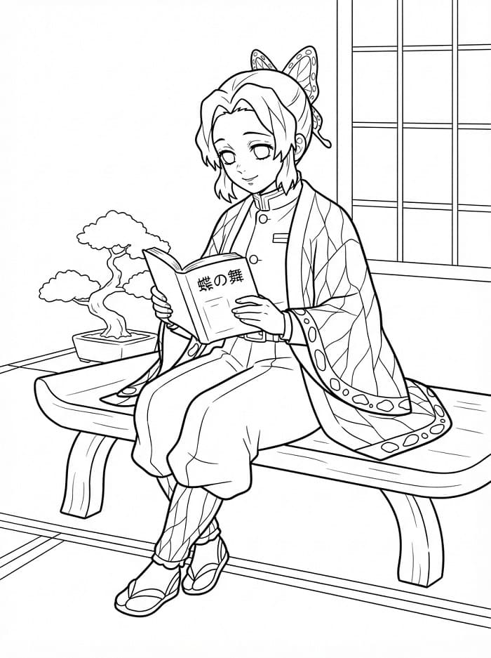 Shinobu Kocho ausmalbilder