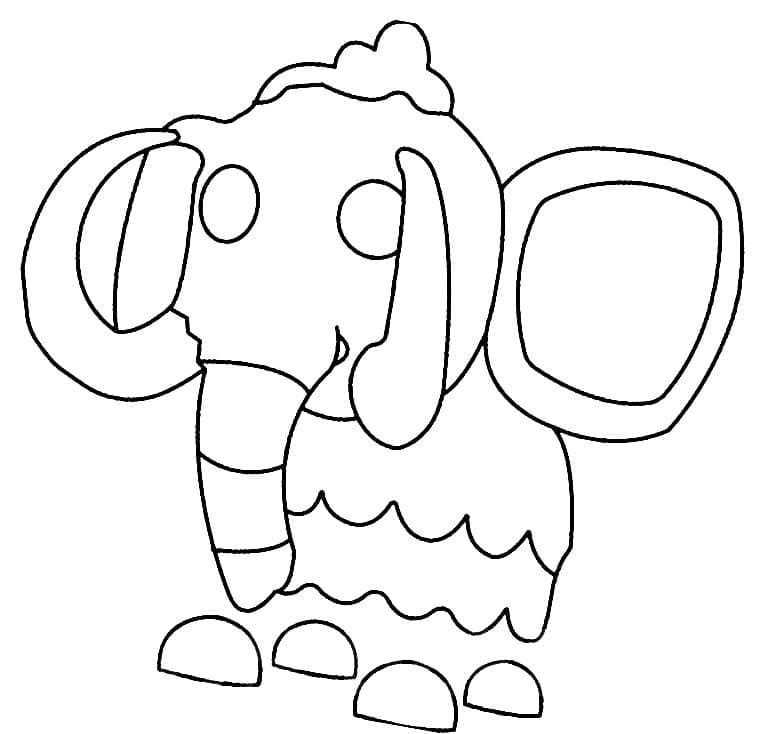 Adopt Me Wollhaarmammut