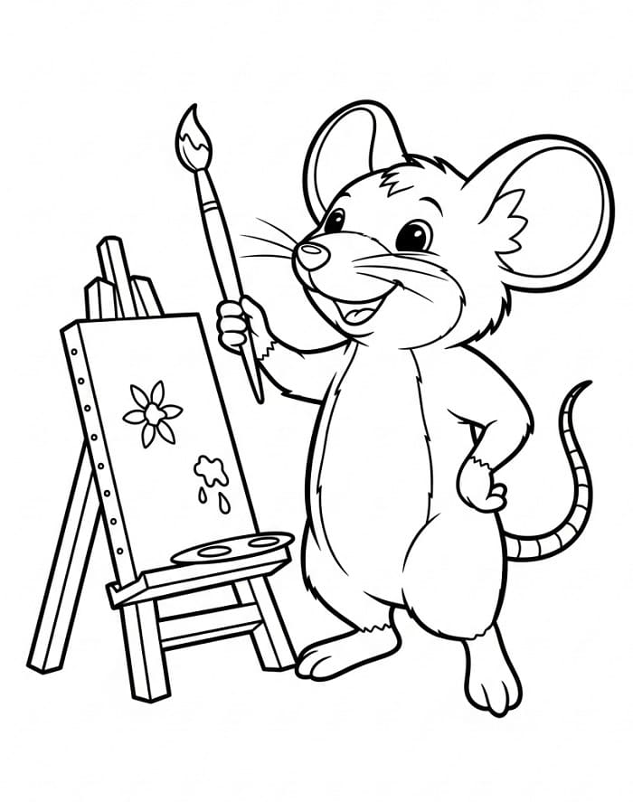 Animierte Maus
