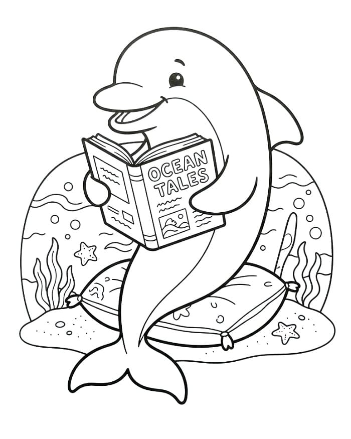 Animierter Delfin