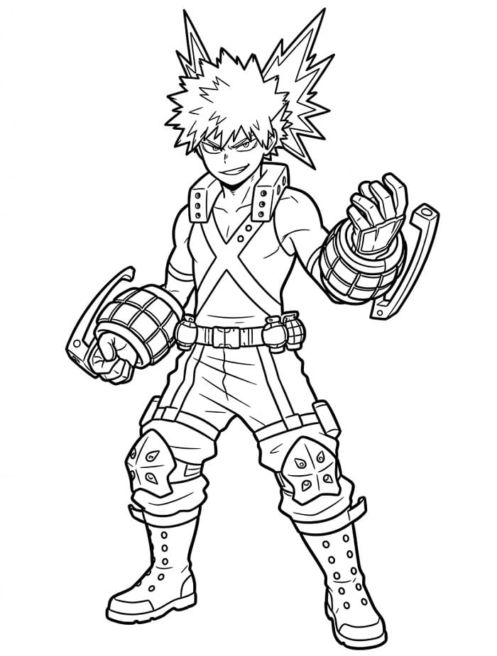 Ausdruckbarer Bakugo
