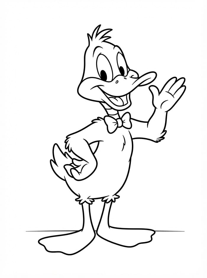 Ausdruckbarer Daffy Duck