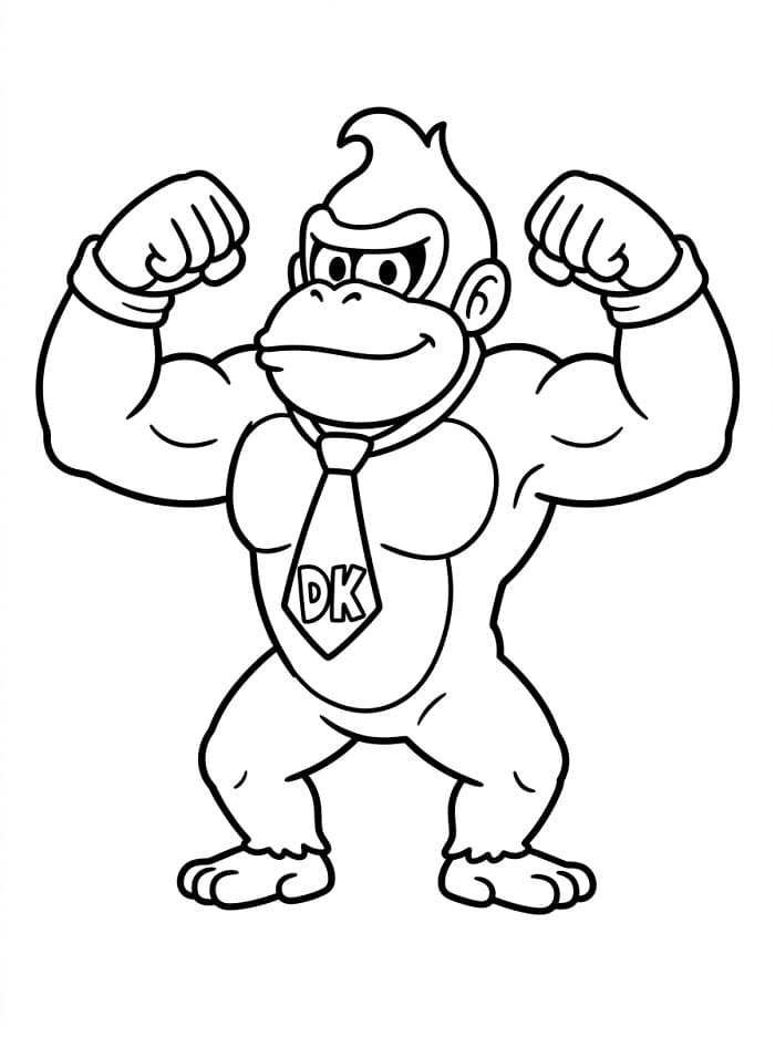 Ausdruckbarer Donkey Kong