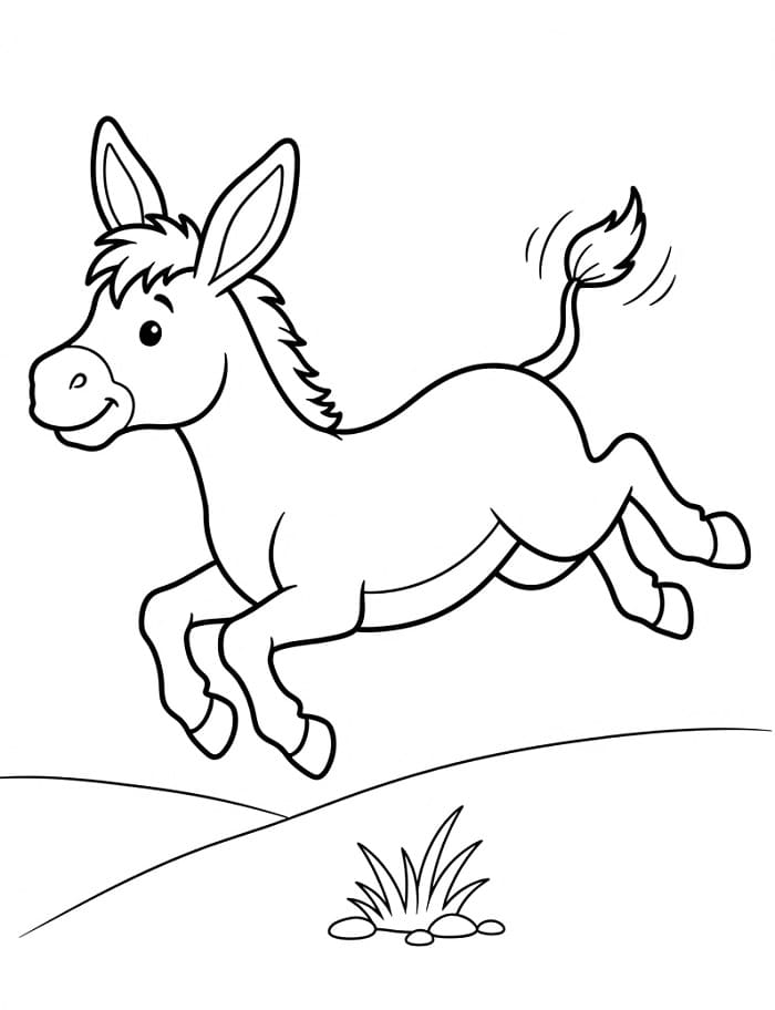 Ausdruckbarer Esel