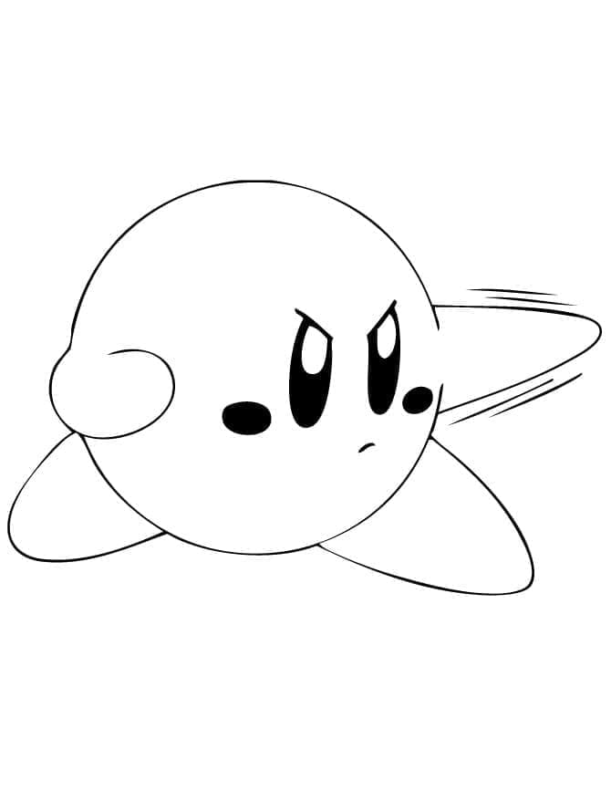 Ausdruckbarer Kirby für Kinder