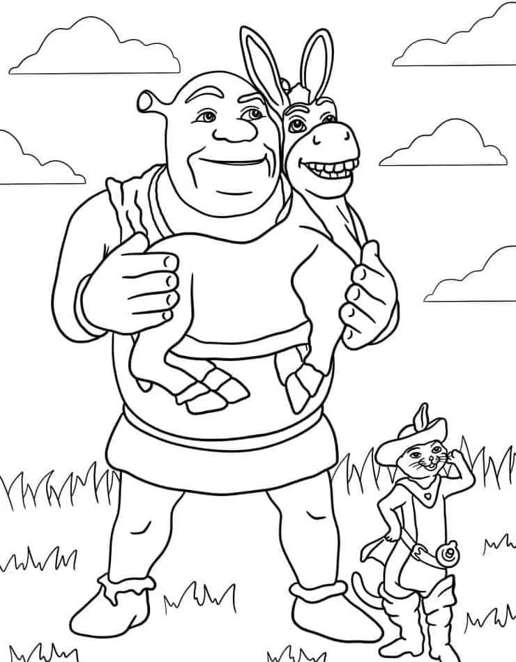 Ausdruckbarer Shrek