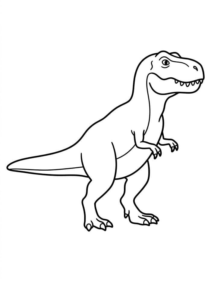 Ausdruckbarer T-Rex für Kinder