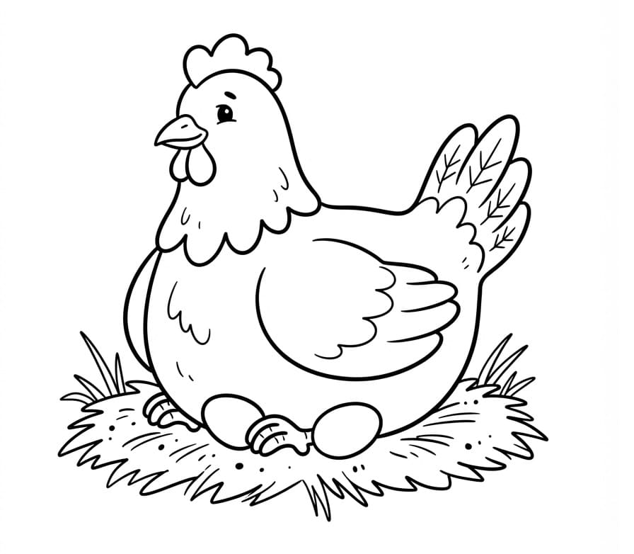 Ausdruckbares Huhn