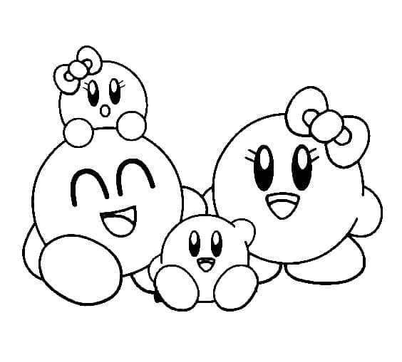 Ausdruckbares Kirby-Bild
