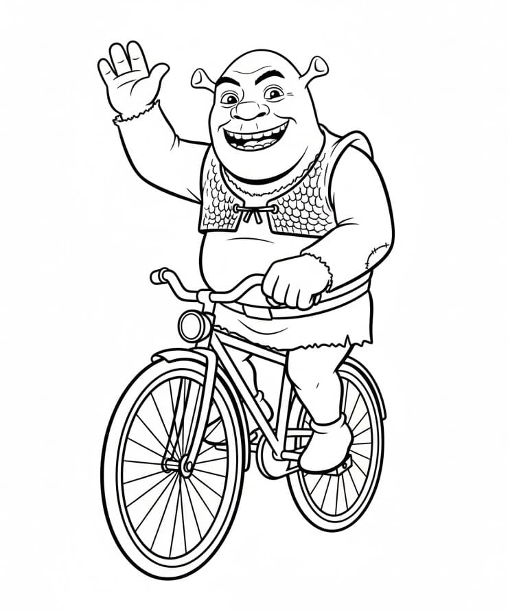 Ausdruckbares Shrek-Bild