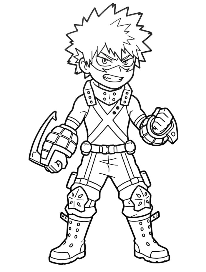 Bakugo aus My Hero Academia