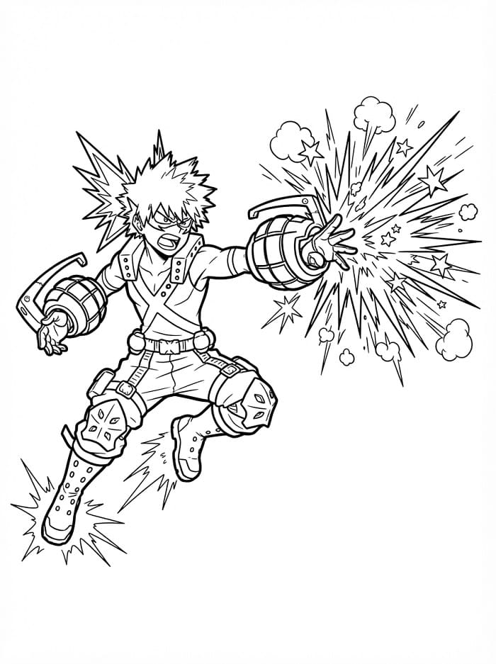 Bakugo zum Ausdrucken
