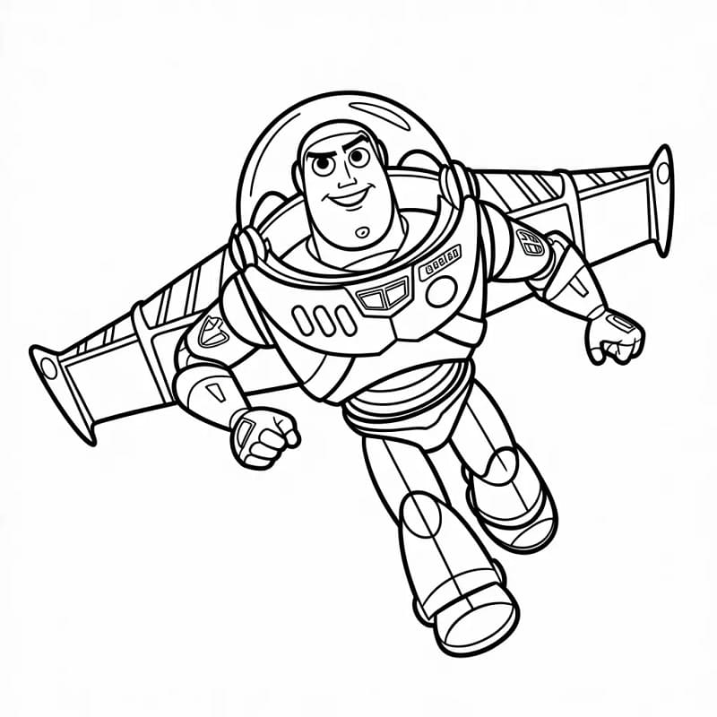 Buzz Lightyear in Toy Story