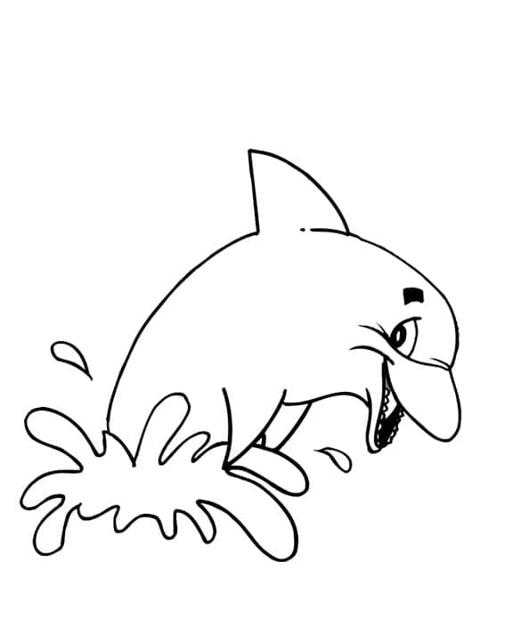 Comic-Delfin