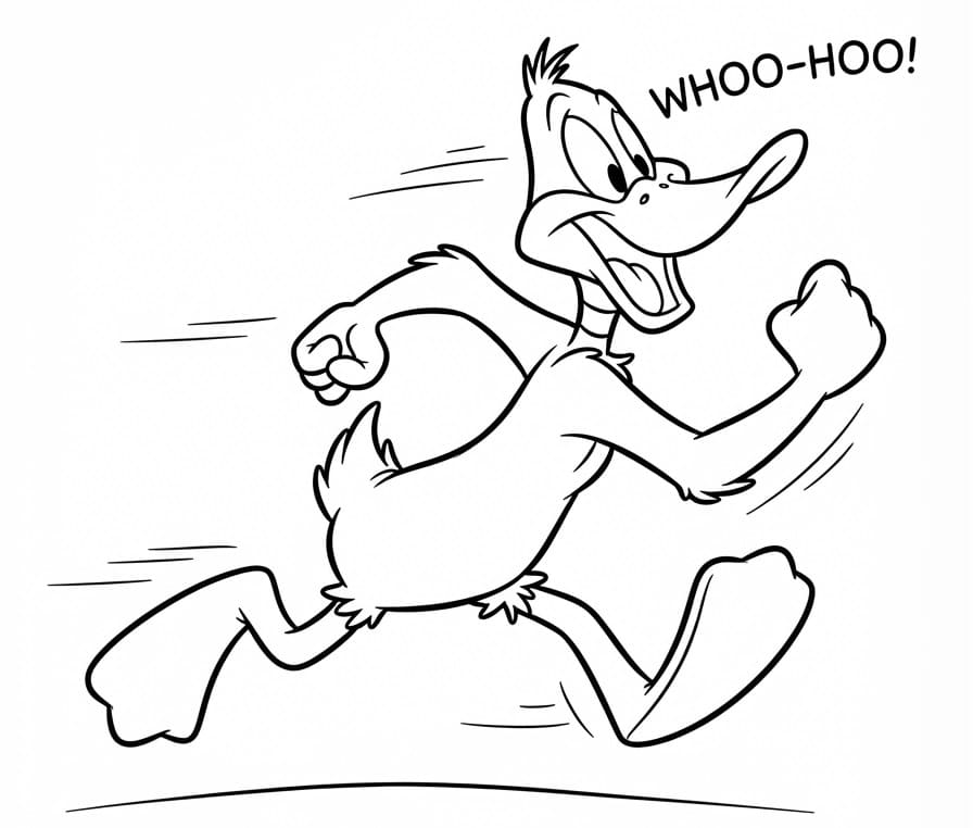 Daffy Duck ausmalbilder