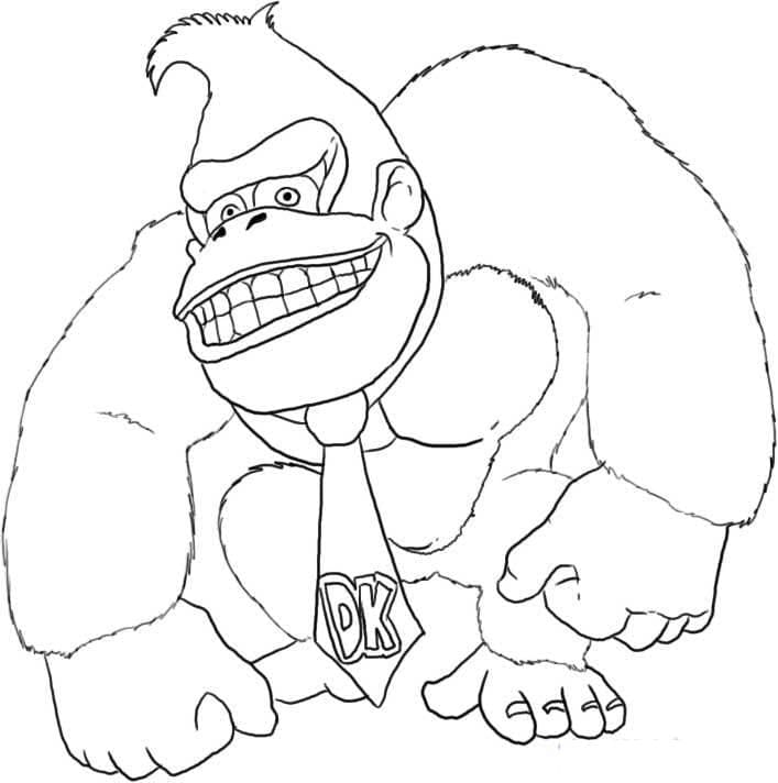 Donkey Kong zum Ausdrucken