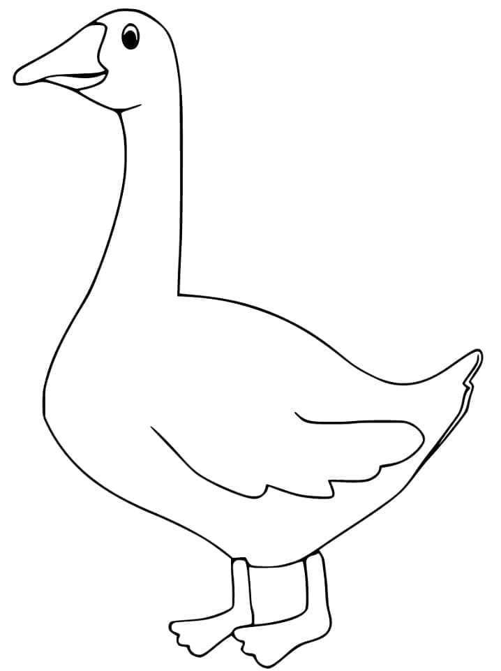 Druckbare Gans