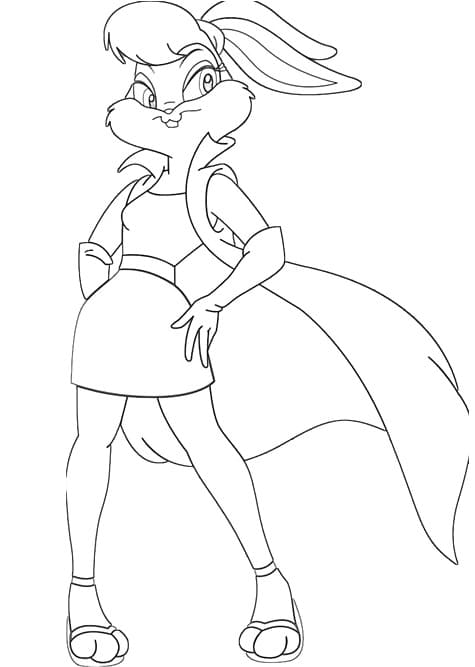 Druckbare Lola Bunny