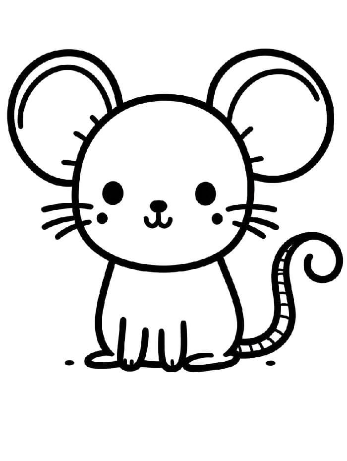 Druckbare Maus für Kinder