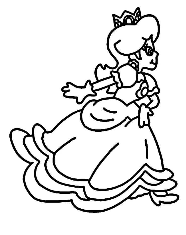 Druckbare Prinzessin Daisy