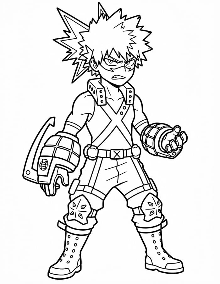 Druckbarer Bakugo