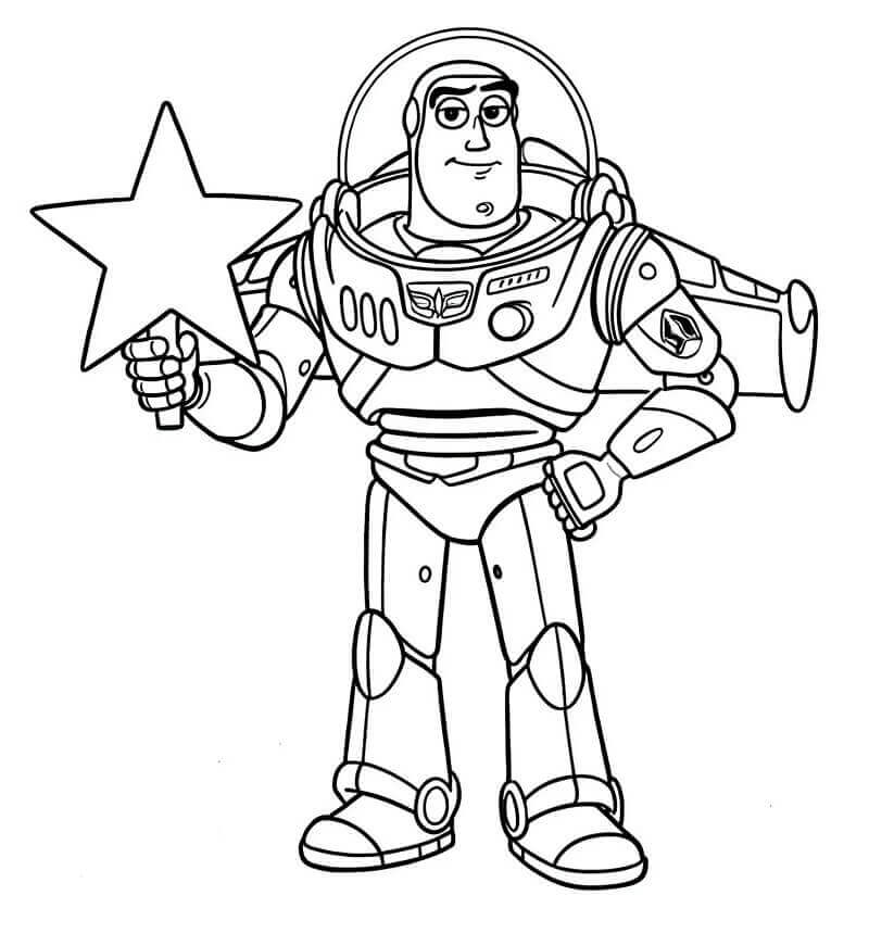 Druckbarer Buzz Lightyear