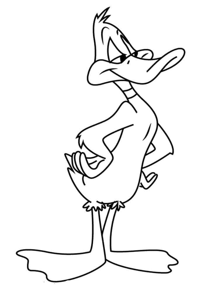 Druckbarer Daffy Duck