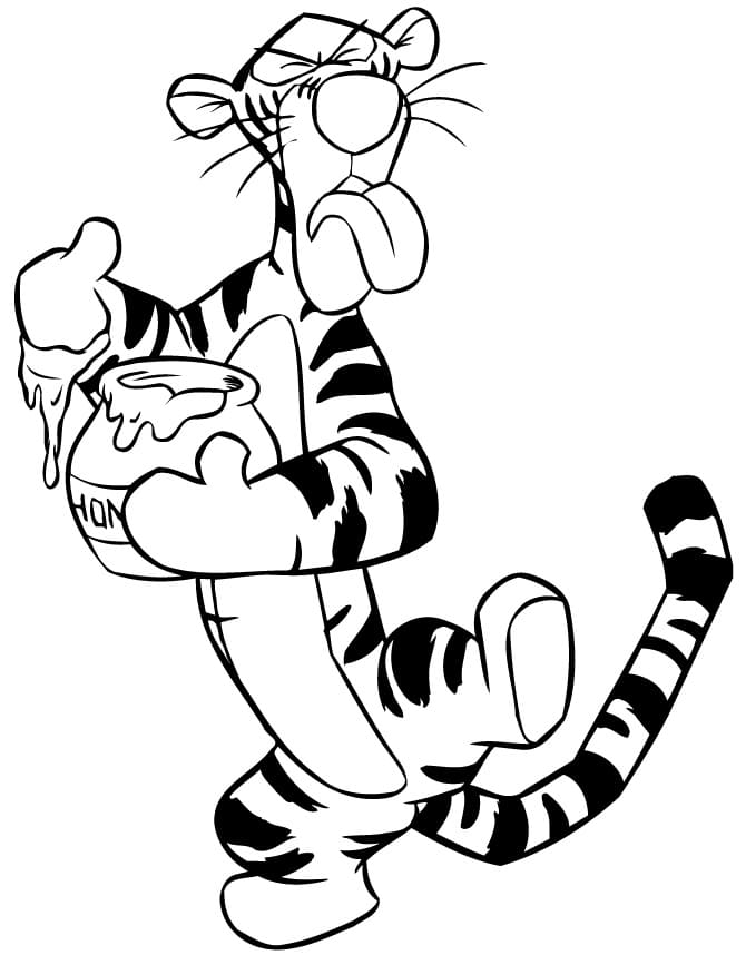 Druckbarer Tigger