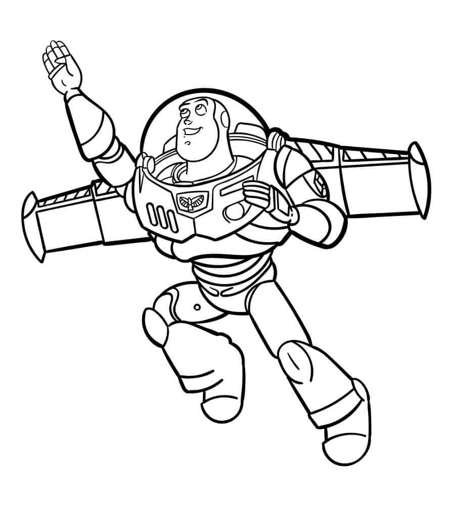 Druckbares Bild von Buzz Lightyear
