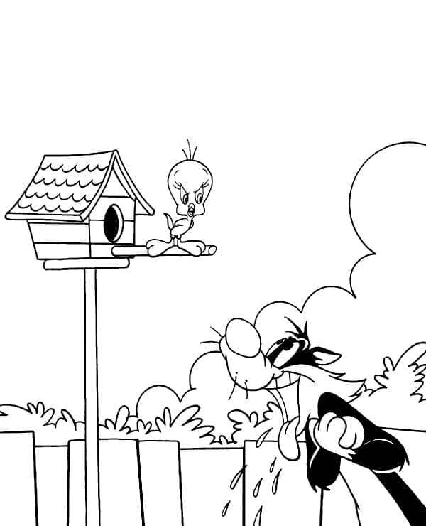 Druckbares Bild von Looney Tunes