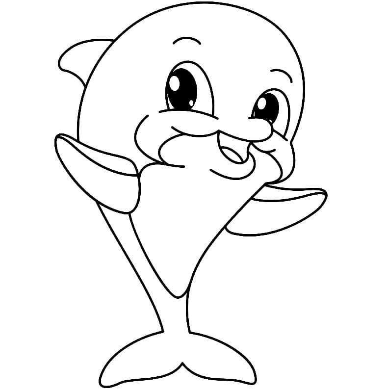 Ein süßer Delfin